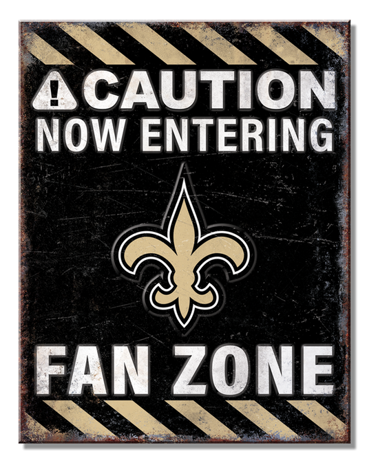 New Orleans Saints Fan Zone Sign