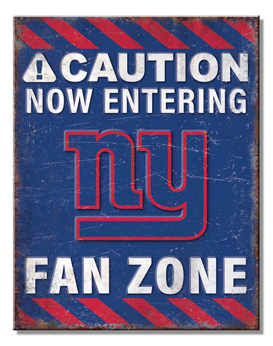 New York Giants Fan Zone Sign