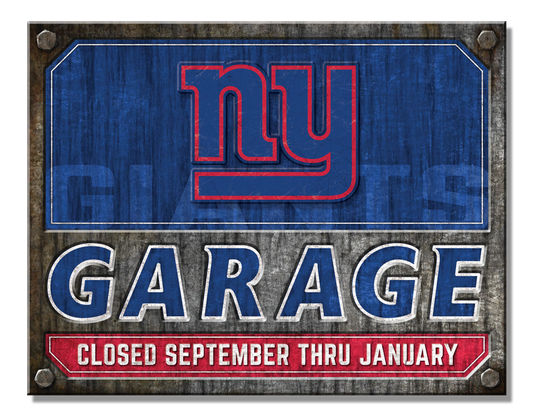 New York Giants Garage Sign