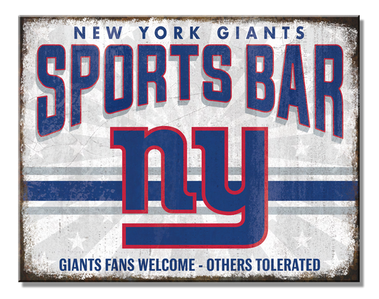 NY Giants Sports Bar Sign