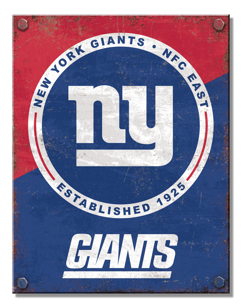 NY Giants Two Tone Sign