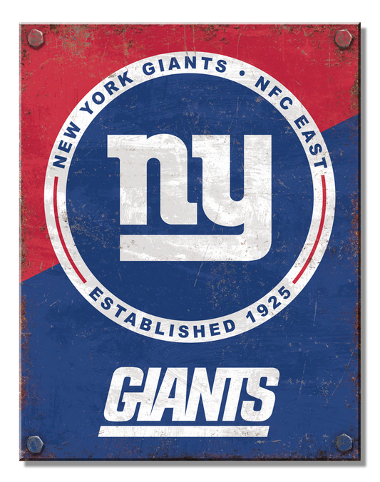 NY Giants Two Tone Sign