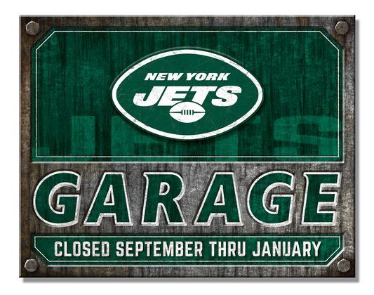 NY Jets Garage Sign