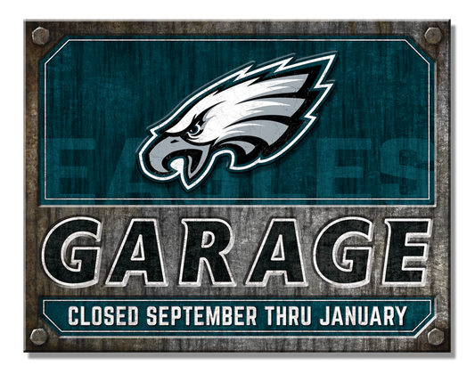 Philadelphia Eagles Garage Sign