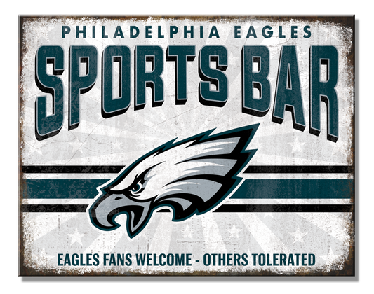 Philadelphia Eagles Sports Bar Sign