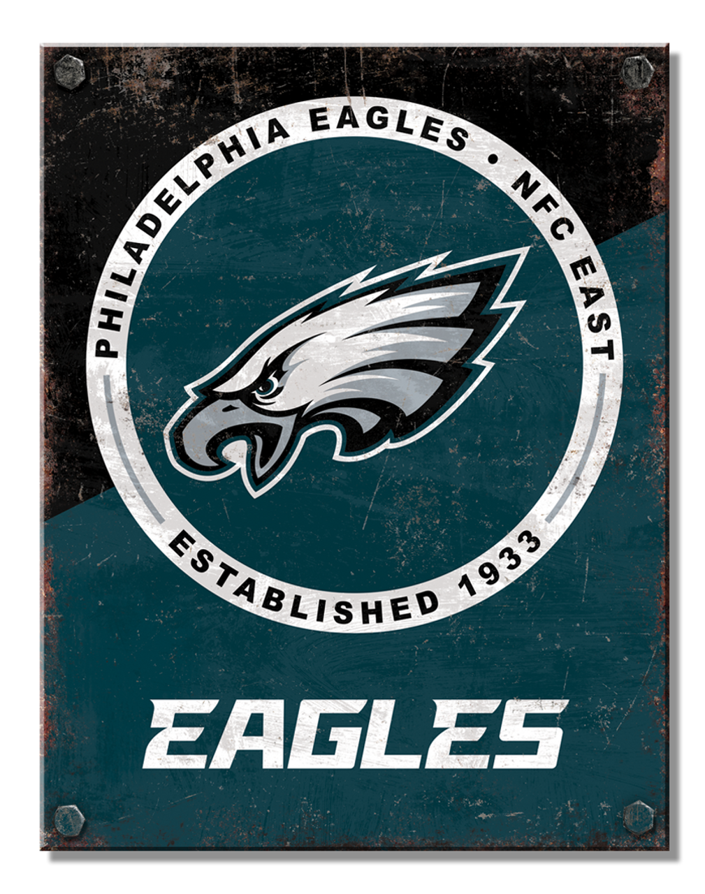 Philadelphia Eagles Two Tone Sign