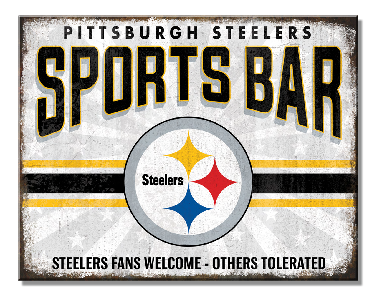 Pittsburgh Steelers Bar Sign