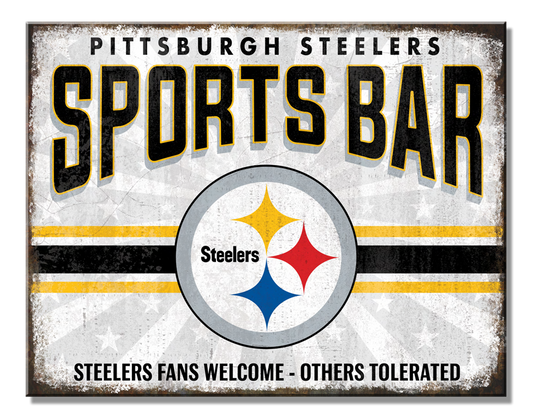 Pittsburgh Steelers Bar Sign