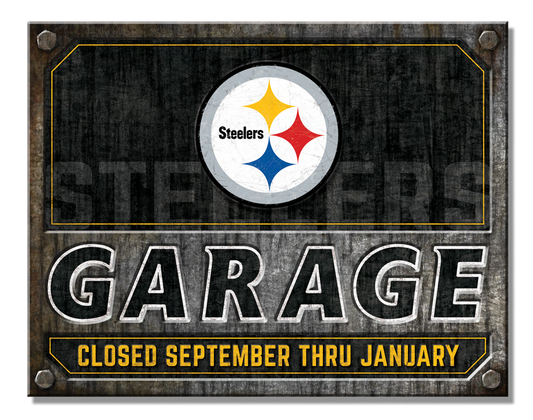 Pittsburgh Steelers Garage Sign