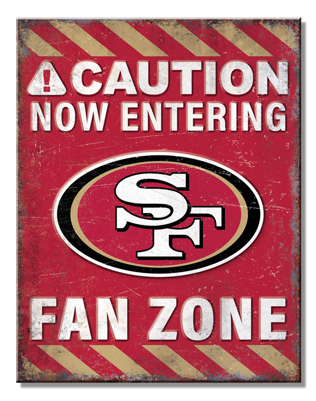 San Francisco 49ers Fan Zone Sign