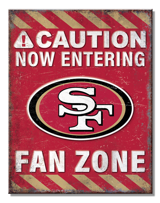 San Francisco 49ers Fan Zone Sign