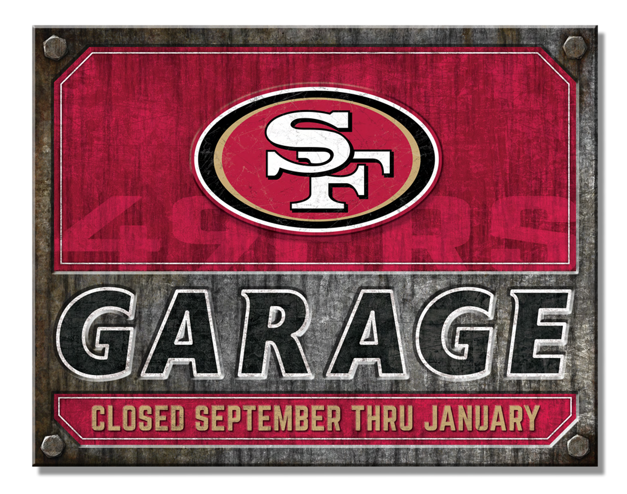 San Francisco 49ers Garage Sign