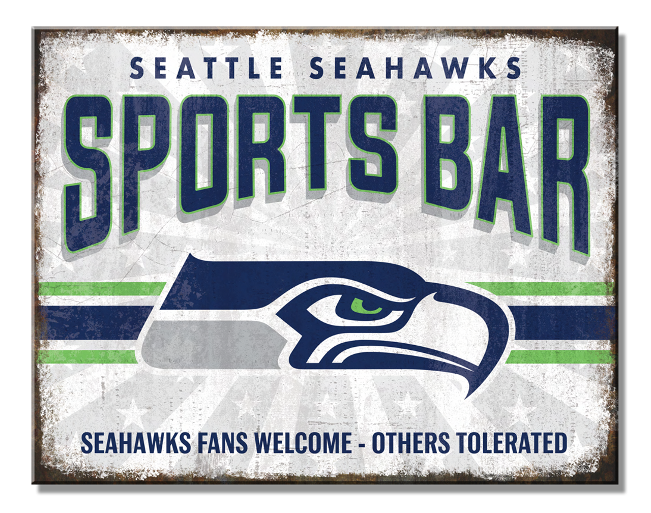 Seattle Seahawks Bar Sign