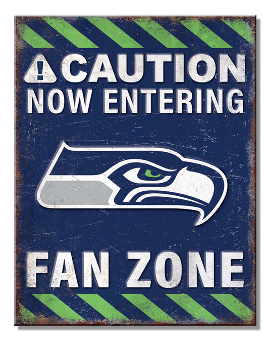 Seattle Seahawks Fan Zone Sign