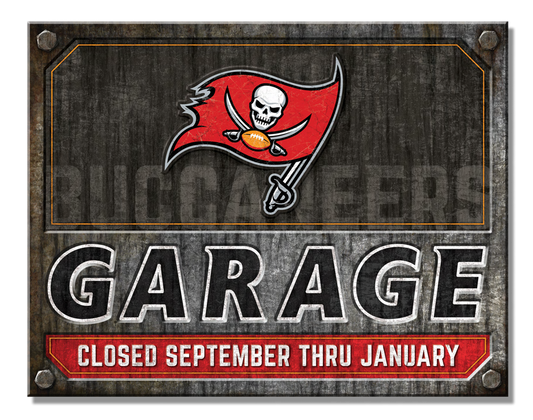 Tampa Bay Buccaneers Garage Sign