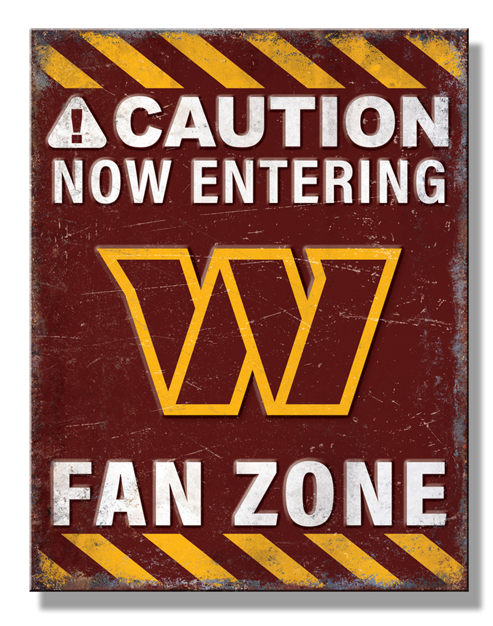 Washington Commanders Fan Zone Sign