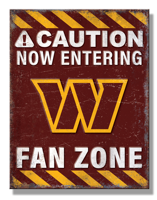 Washington Commanders Fan Zone Sign