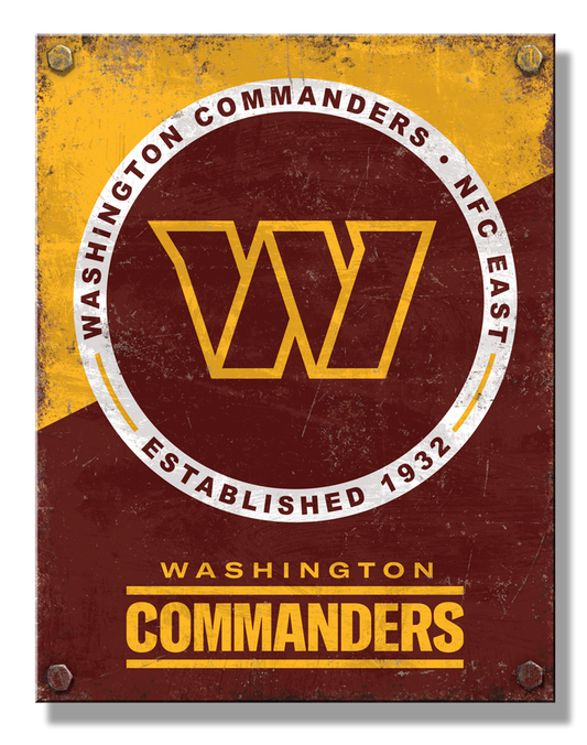 Washington Commanders Two Tone Sign