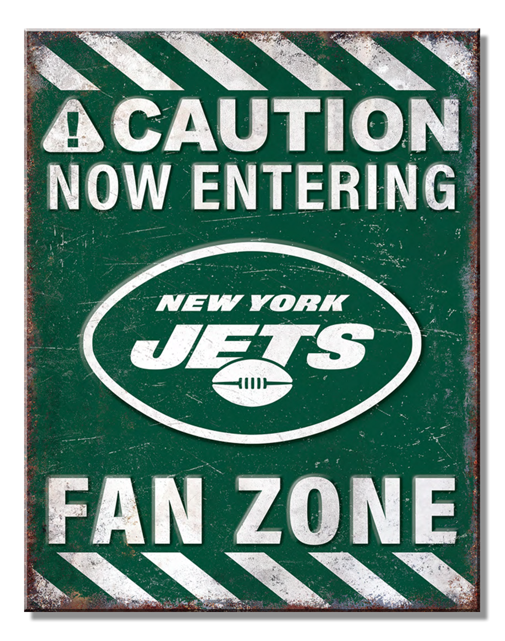 NY Jets Fan Zone Sign