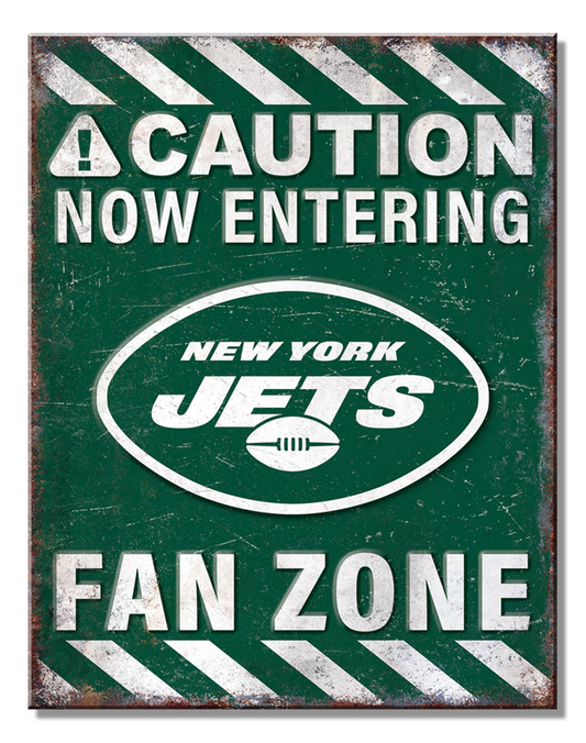 NY Jets Fan Zone Sign